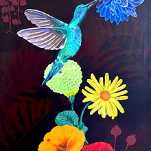 Mijn project van de cursus: Botanisch schilderen met acrylverf. Traditional illustration, Fine Arts, Painting, Acr, lic Painting, and Botanical Illustration project by ingevannoort - 02.02.2024