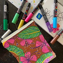My project for course: Botanical Patterns in a Sketchbook: Conquer the Blank Page. Traditional illustration, Pattern Design, Botanical Illustration, and Sketchbook project by annahrdz23 - 02.02.2024