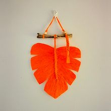 Mi proyecto del curso: Creación de piezas decorativas con hojas de macramé. Un projet de DIY , et Macramé de lamygr - 03.02.2024