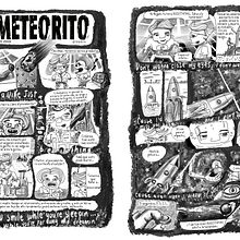 El Meteorito. Comic, and Digital Illustration project by Leonardo Quevedo - 02.01.2024