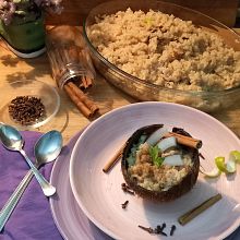 Arroz Con Coco recuerdos de mi abuela. Projekt z dziedziny Pisanie, Literatura faktu i Tworzenie treści użytkownika Marly Valera - 31.03.2024