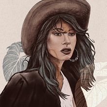 Mi proyecto del curso: Retrato ilustrado con Procreate. Traditional illustration, Vector Illustration, Digital Illustration, and Portrait Drawing project by Sarai Mendoza - 02.03.2024