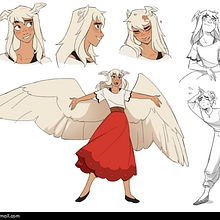 Original Character Sheet. Character Design, 2D Animation, Digital Illustration, and Concept Art project by Lana - 02.03.2024