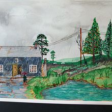 My project for course: Watercolor Travel Journal. Sketchbook project by k_pratt_fritillaria - 02.03.2024