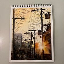 My project for course: Expressive Watercolor Painting: Create Compelling Illustrations. Fine Arts, Painting, and Watercolor Painting project by daryaurchenko - 02.03.2024
