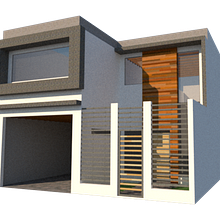 Diseño de casa - CASA LERZ. Een project van  Ontwerp y Architectuur van Andrés Lechuga - 01.06.2016