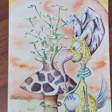 Mon projet du cours : Introduction à la psychologie de la couleur : le récit chromatique. Projekt z dziedziny Malowanie akwarelą, Ilustracje dla dzieci i Narracja użytkownika Orev Elle Via - 04.02.2024