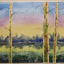 Il mio progetto del corso: Paesaggi ad acquerello ricchi di atmosfera. Fine Arts, Painting, and Watercolor Painting project by Claudia Foroni - 02.04.2024