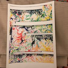 Abstracts using watercolor, gouache, and ink . Painting, and Multimedia project by Leah - 02.04.2024
