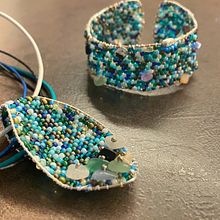 Jewelry Making with Beadwork and Metal: my first try. Een project van Ontwerp van accessoires, Craft, Sieradenontwerp,  Modeontwerp y DIY van Maria Melkova - 03.02.2024