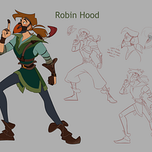 Robin Hood Redesign. Character Design project by Kira Kasdorf - 04.19.2023
