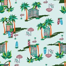 Meu projeto do curso: Design de estampa para superfície têxtil com Photoshop. Traditional illustration, Costume Design, Pattern Design, Fashion Design, and Digital Illustration project by Taise Comassetto - 02.02.2024