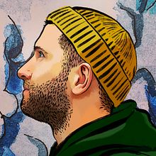 Illustrated Self Portrait. Un progetto di Disegno digitale di Rain Patterson - 05.02.2024