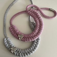 Meu projeto do curso: Introdução à bijuteria de corda: faça seu próprio colar. Arts, Crafts, Jewelr, Design, Macramé, and Textile Design project by Rita Sousa Abrantes - 02.05.2024