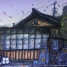 home. Drawing project by Klaudia Traczyk - 02.05.2024
