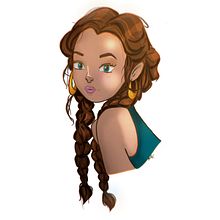 Mi proyecto del curso: Retrato de personajes estilo cartoon con Procreate Ein Projekt aus dem Bereich Design von Figuren, Digitale Illustration, Digitale Zeichnung und Digitale Malerei von Marjorie Remy - 05.02.2024