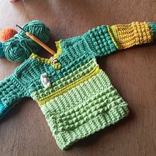 Mi proyecto del curso: Prendas a crochet llenas de color y textura. Fashion Design, Fiber Arts, Crochet, and Textile Design project by gabrielitareyster - 06.02.2023