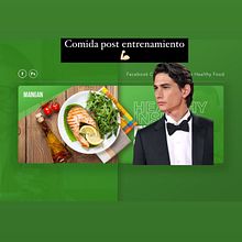 Comida post entrenamiento . Un proyecto de Publicidad, Marketing Digital, Instagram y Diseño Web de Loreley Lilibeth Suárez Salazar - 03.02.2024