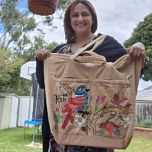 Mi proyecto del curso: Bordado contemporáneo con puntos tradicionales mexicanos. Arts, Crafts, Embroider, Fiber Arts, and Textile Design project by Andrea Clark - 02.06.2024