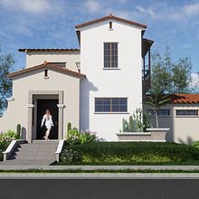 Country Home 1 Revision 1. 3D Modeling, ArchVIZ, Architecture, and Digital Architecture project by Eduard Pinzon - 02.07.2024