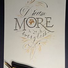 My project for course:  Intro to Hand-Lettering for Inspirational Quotes. . Un proyecto de Tipografía, Caligrafía, Lettering, Diseño tipográfico, H y lettering de akalligraafia - 07.02.2024