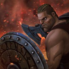Björn, the King of the North. 3D Character Design, 3D, 3D Animation, 3D Modeling, and 3D Design project by Gerard Martínez Sánchez - 02.07.2024