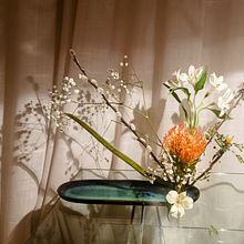 Mi proyecto del curso: Ikebana: arreglos florales para principiantes. Interior Design, Decoration, Interior Decoration, Floral, and Plant Design project by agave31 - 02.07.2024