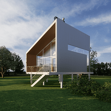 Proyecto de módulo habitable sustentable off-grid 2023. Un progetto di Architettura di Camilo Stüber Portillo - 07.02.2024
