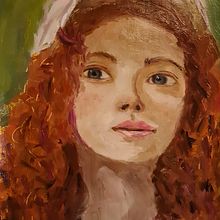 Mein Abschlussprojekt für den Kurs: Moderne Porträtmalerei mit Ölfarben. Traditional illustration, Fine Arts, Painting, and Oil Painting project by elkezufallroth - 02.07.2024