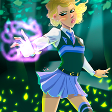 Mi proyecto del curso: Creación de personajes femeninos estilo cartoon con Procreate. Ilustração tradicional, Ilustração digital, e Desenho digital projeto de frightbat - 07.02.2024