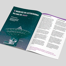 Revista Científica sobre Astronomia. Art Direction, Editorial Design, Graphic Design, T, pograph, and Web Design project by Beatriz Oliveira - 02.04.2024