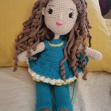 Amigurumi Nina. Un progetto di Creatività, Cucito e Fiber Art di Paola Ximena Leal perez - 08.02.2024