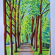 Mi proyecto del curso: Pintura de paisajes con gouache para principiantes. Fine Arts, Painting, Naturalistic Illustration, and Gouache Painting project by leilamore14 - 02.04.2024