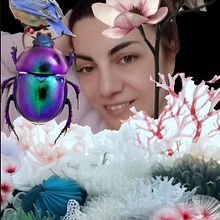 My project for course: Paper Collage Murals: Create Nature-Inspired Wall Art. Un progetto di Artigianato, Collage, Papercraft, Interior Design e Illustrazione botanica di Gökşen Parlatan - 08.02.2024