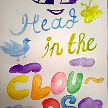 My project for course: Watercolor Paint Brush Calligraphy for Beginners. Un proyecto de Caligrafía y Pintura a la acuarela de Gökşen Parlatan - 09.02.2024