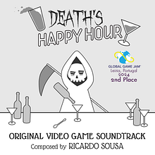 Death's Happy Hour - Original Video Game Soundtrack (Global Game Jam 2024). Un proyecto de Música y Desarrollo de videojuegos de Ricardo Sousa - 30.01.2024