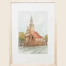 Mój projekt z kursu: Rysunek architektoniczny akwarelą i tuszem. Sketching, Drawing, Watercolor Painting, Architectural Illustration, Sketchbook & Ink Illustration project by Joanna Bandoch - 02.09.2024