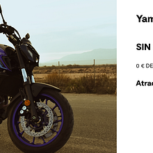 Publicidad Yamaha MT-07. Un projet de Publicité , et Photographie publicitaire de Marta Neon - 09.02.2024