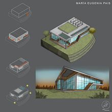 Mi proyecto del curso: Sketching arquitectónico y artístico con Procreate. Architecture, Sketching, Digital Illustration, Digital Architecture, and Architectural Illustration project by Maria Eugenia Pais - 02.09.2024