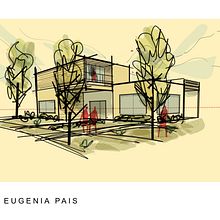 Mi proyecto del curso: Boceto arquitectónico con la aplicación Morpholio Trace Ein Projekt aus dem Bereich Architektur, Innendesign, Digitale Architektur, Architektonische Illustration, ArchVIZ und Raumgestaltung von Maria Eugenia Pais - 05.12.2023