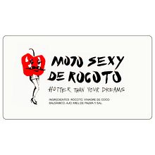 Etiquetado para Mojo sexy de Rocoto. Un progetto di Graphic design, Product design e Illustrazione tradizionale di Miriam Godoy Pérez - 04.04.2022