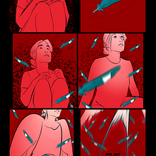 Mi proyecto del curso: Diseño de viñetas con Procreate. Design, Traditional illustration, Comic, Digital Illustration, and Digital Design project by Annaliet Escalona Esquivel - 02.08.2024
