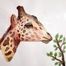 My project for course: Watercolor Illustration: Painting Realistic Wildlife Ein Projekt aus dem Bereich Bildende Künste, Malerei, Aquarellmalerei und Naturalistische Illustration von Nina Šarišská - 01.02.2024