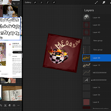 More tea Alice?. Projekt z dziedziny Trad, c, jna ilustracja, T, pografia,  R, sunek,  Pismo dekorac, jne i Narracja użytkownika Mariska Nchi Ajubu - 08.02.2024