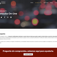 Doble A Abogados. Un proyecto de Diseño y Diseño Web de Ángel Martínez Marín - 30.06.2021