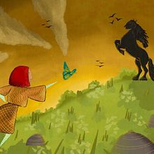 Mein Abschlussprojekt für den Kurs: Kinderbuchillustrationen in Procreate: Male magische Szenerien. Un proyecto de Ilustración digital, Ilustración infantil, Pintura digital y Álbum ilustrado						 de Leoni G. - 11.02.2024