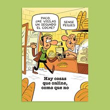 Hay cosas que online como que no. Un proyecto de Publicidad e Ilustración digital de Raúl Salazar - 11.02.2024
