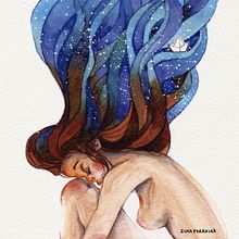 Meu projeto do curso:  Técnicas de aquarela para ilustrações com um toque de sonho. Un progetto di Illustrazione tradizionale, Disegno, Pittura ad acquerello e Illustrazione editoriale di Zuleika Ferreira - 11.02.2024