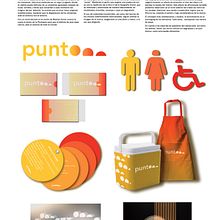 Identidad visual para un restaurante: "punto". Projekt z dziedziny Br, ing i ident, fikacja wizualna, Projektowanie graficzne, Projektowanie wnętrz, Projektowanie logot, pów, Ilustracja c, frowa, Stor, telling, Projektowanie przestrzeni, Projektowanie materiałów biurow i ch użytkownika gutierrezgarciaaida7 - 21.12.2023