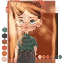 Mi proyecto del curso: Ilustración vectorial con efectos de luz. Traditional illustration, Vector Illustration, Digital Illustration, and Digital Design project by Mirna Del Nogal - 02.12.2024